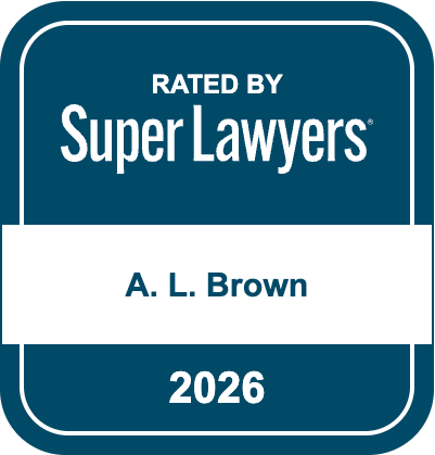 Super Lawyers Badge for A.L. Brown